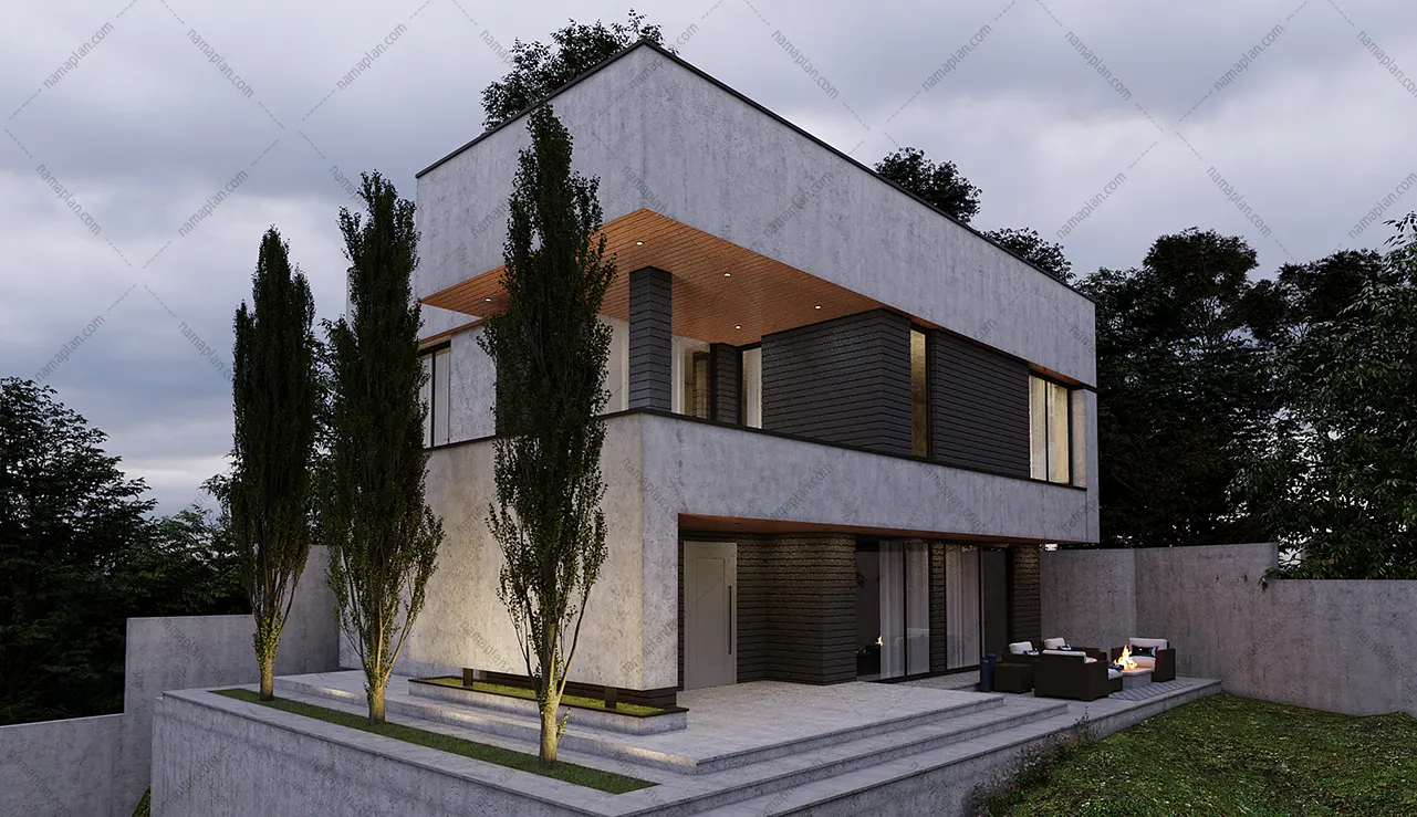 طراحی ویلای مدرن