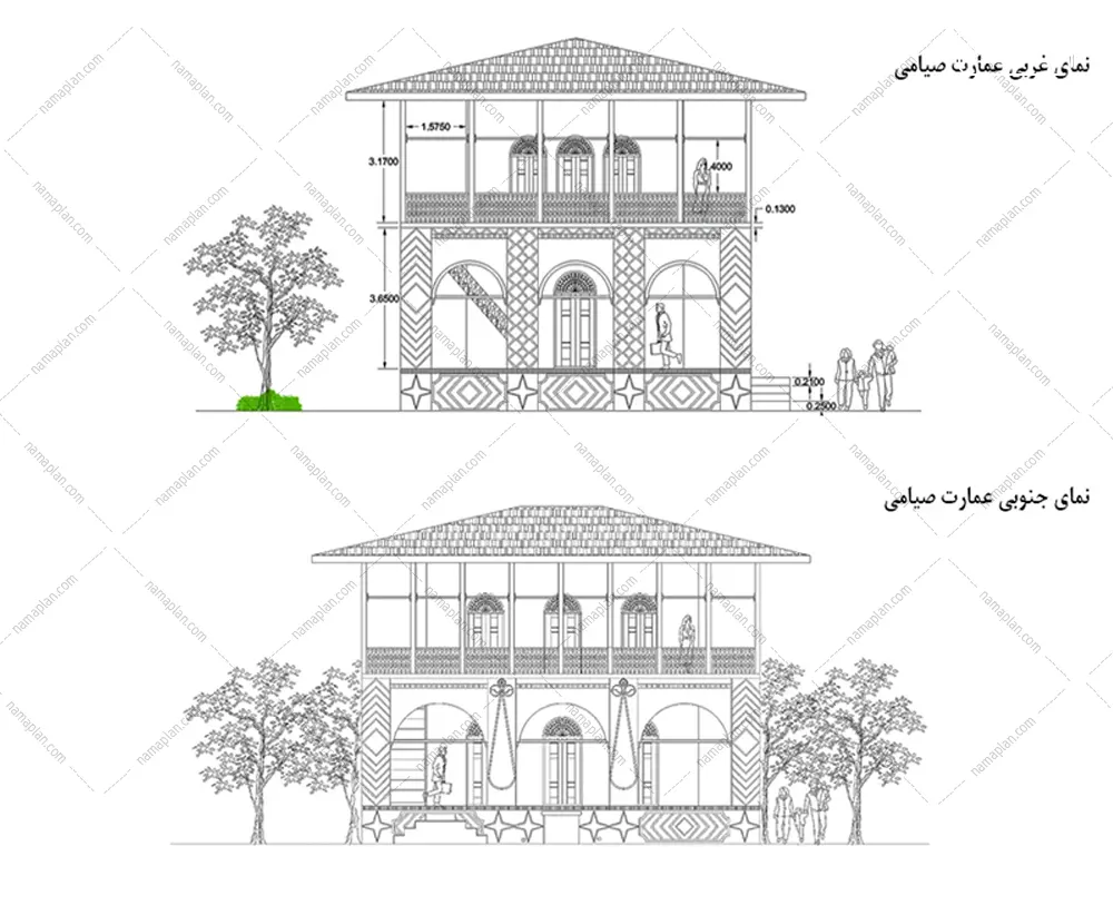 معماری بومی عمارت صیامی